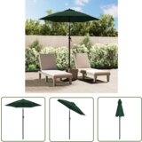  The Living Store Senčnik zelen 200x224 cm aluminij - Senčnik, (21743007) | Shoptok.si