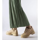 Gemre Brown lace-up shoes with chunky sole Pointe | Shoptok.si