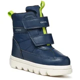 Geox Škornji za sneg B Willaboom Boy B Ab B365BG 0FU54 C0749 S Navy/Lime