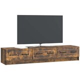 TV omarica Dimljen hrast 147 x 34,5 x 27 cm Inženirski les, (5000210689) | Shoptok.si