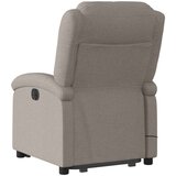 vidaXL Električni masažni naslanjač s funkcijo vstajanja taupe | Shoptok.si