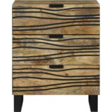 vidaXL Nočna omarica 50x33x60 cm Trden les Mango | Shoptok.si