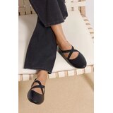 Trendyol Shoes Ženske baletanke Takss26Be00005, Crne Cene