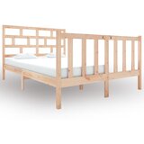 The Living Store Posteljni okvir iz trdne borovine 120x190 cm - Posteljni Okvir, (21531583) | Shoptok.si