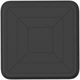  Kvadratna posuda za cvijeće 6 pcs Crna 36 x 36 x 2.5 cm | shoptok.hr