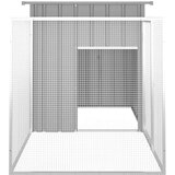  Kavez za kokoši sivi 200 x 91 x 100 cm od pocinčanog čelika | shoptok.hr
