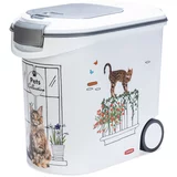 Curver posoda za suho hrano za mačke - dizajn z balkonom: do 12 kg suhe hrane (35 litrov)