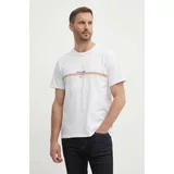 PepeJeans Bombažna kratka majica ADUR moška, bela barva, PM509427