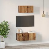  Set TV komoda 2 kom. Staro drvo Konstruirano drvo | shoptok.hr