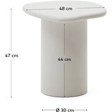 Kave Home Vrtna stranska mizica 48x47 cm Macarella - | Shoptok.si