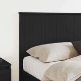 vidaXL Vzglavje z vzglavjem Črna Orehovina 150 cm Konstruiran les | Shoptok.si
