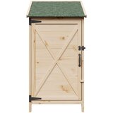  Vrtna Šupa Prirodna 59,5 x 56 x 113,5 cm Čvrsto drvo jele | Eponuda.ba