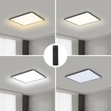  Brilagi - LED prigušiva svetiljka SLIMFRAME LED/36W/230V 45x45 cm crna + daljinski upravljač | Eponuda.com