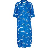 Kaffe Obleka 'Solvej' modra / črna / bela | Shoptok.si