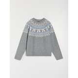 Sinsay Džemper s božićnim motivom s udjelom vune | shoptok.hr