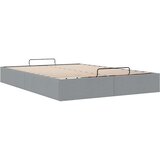  Okvir za krevet bez madraca svjetlosivi 140 x 190 cm od tkanine | shoptok.hr