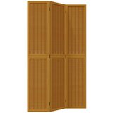Maison Chic Paravan - Sobne pregrade 3-delni rjav trden les pavlovnije, (22111960) | Shoptok.si
