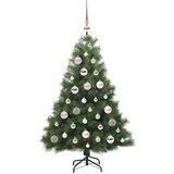 vidaXL Umjetno božićno drvce s stalakom Zelena 120 cm PE i PVC | shoptok.hr