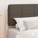  Krevetni okvir s tapiciranim uzglavljem Sivo-smeđa 90 x 190 cm | shoptok.hr