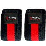 OLYMPIA NATION steznici za kolena elastični crveno-crni cene