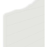 vidaXL Vzglavje z vzglavjem Bela 100 cm Konstruiran les | Shoptok.si