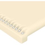  Posteljno vzglavje krem 100x5x78/88 cm umetno usnje, (20735871) | Shoptok.si