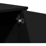  Konzolni stol crni 100 x 35 x 74 5 cm od konstruiranog drva | shoptok.hr