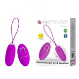  Vibro jaje Pretty Love Joaa, 7.2cm, Ljubičasto Cene