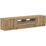  LED TV kabinet UTRECHT 3 kom. Hrast artisan Konstruirano drvo Siva 81 x 35 x 40 cm | shoptok.hr