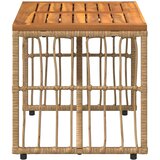 Vanjski stol Prirodna 80 x 40 x 40 cm Čelik i Poli Ratan | shoptok.hr