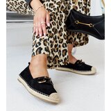 Gemre Black espadrilles with Radwan's chain | shoptok.hr