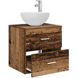  Umivaonik s policom Staro drvo 49,5 x 41 x 64,5 cm | shoptok.hr