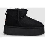 E-mu Ženske čizme Stinger micro flatform, Crne Cene