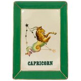 Yvonne Servirni krožnik Zodiac 16,5x12cm / Capricorn-Kozorog / porcelan, (5000255225) | Shoptok.si