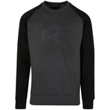 Rocawear Sweater majica tamo siva / crna