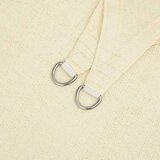 vidaXL Senčno jadro 160 g/m² krem 3x4,5 m HDPE, (20609467) | Shoptok.si