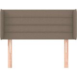  Vzglavje z ušesi taupe 83x16x78/88 cm blago | Shoptok.si