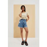 Moodo WOMEN'S SHORTS L-SH-4004 BLUE Cene