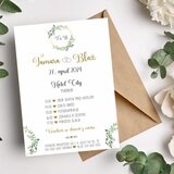  Poročna vabila ZELENJE PORZEL 201 | Shoptok.si