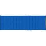  Vrtna ležaljka za sunčanje s jastukom masivno bagremovo drvo Plava 200 x 63 x 85 cm | shoptok.hr