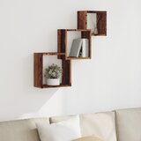  Kockaste zidne police boja drva 68x15x68 cm konstruirano drvo | Eponuda.com