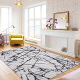 Conceptum Hypnose tepih Woopamuk365, 80x150 cm, belo-crni | ePonuda.com