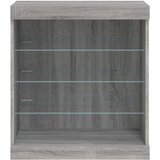  Komoda s LED svjetlima boja sivog hrasta 60 5x37x67 cm | shoptok.hr