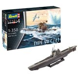 Revell maketa starter kit german submarine type vii c/41 ( RV75154 ) Cene