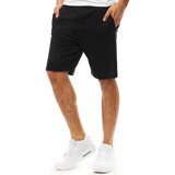 DStreet Krótkie spodenki dresowe męskie czarne | Shoptok.si