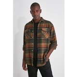 Trendyol Tile Men Double Pocket Covered Regular Fit Shirt | Shoptok.si