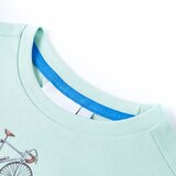 Dječja majica svijetla boja mente 140 | shoptok.hr