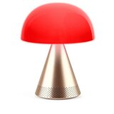 Lexon MINA L AUDIO prijenosna lampa s Bluetooth zvučnikom - Zlatna | shoptok.hr