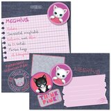 Ars Una Think Pink - komplet 10 vabil z motivom mačk s priloženimi ovojnicami Cene