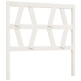  Uzglavlje za krevet bijelo 96 x 4 x 100 cm od masivne borovine | shoptok.hr
